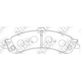 Колодки тормозные дисковые задний для CHEVROLET TAHOE(B2W) <b>NiBK PN0056</b>