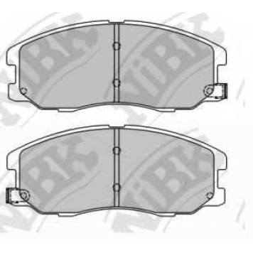 Колодки тормозные дисковые передний для CHEVROLET CAPTIVA(C100,C140), EQUINOX / OPEL ANTARA <b>NiBK PN0068</b>