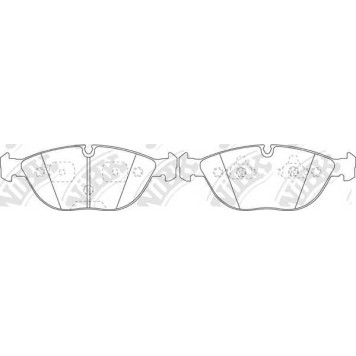 Колодки тормозные дисковые передний <b>NiBK PN0102</b>