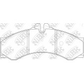 Колодки тормозные дисковые задний для MERCEDES SPRINTER(901, 902, 903, 904, 906) / VW LT(2, 2DA, 2DB, 2DC, 2DD, 2DE, 2DF, 2DH, 2DK) <b>NiBK PN0107</b>