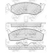 Колодки тормозные дисковые передний для CHRYSLER 300 M(LR), NEON(PL), NEW YORKER, VISION, VOYAGER(GS) <b>NiBK PN0110</b>