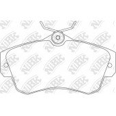 Колодки тормозные дисковые передний для CHRYSLER PT CRUISER(PT#) <b>NiBK PN0154</b>