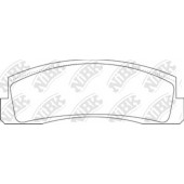 Колодки тормозные дисковые передний для CHEVROLET NIVA <b>NiBK PN0230</b>