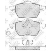 Колодки тормозные дисковые передний для AUDI A3, TT / SKODA OCTAVIA / VW BORA, GOLF, NEW BEETLE, POLO <b>NiBK PN0300W</b>