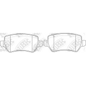 Колодки тормозные дисковые задний для CHEVROLET ASTRA, CORSA, VIVA / KIA CEED, CEE`D, PRO CEE?D, VENGA / OPEL ASTRA, COMBO, CORSA, MERIVA, ZAFIRA <b>NiBK PN0329</b>