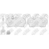 Колодки тормозные дисковые задний для AUDI Q7(4L) / PORSCHE CAYENNE(955,9PA) / VW TOUAREG(7L6,7L7,7LA) <b>NiBK PN0347W</b>