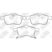 Колодки тормозные дисковые передний для OPEL ASTRA(F67, L08, L35, L48, L67, L69, L70), COMBO, CORSA(F08, F68, W5L), MERIVA, ZAFIRA(A05) <b>NiBK PN0355</b>