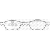 Колодки тормозные дисковые передний для FORD C-MAX(DM2), FOCUS(DA#), KUGA / MAZDA 3(BK,BL), 5(CR19,CW), PREMACY(CP) / VOLVO C30, C70, S40(MS), V50(MW) <b>NiBK PN0365</b>