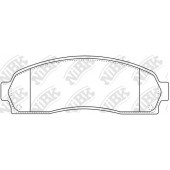 Колодки тормозные дисковые передний <b>NiBK PN0378</b>