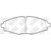 Колодки тормозные дисковые передний для CHERY QQ3 / CHEVROLET MATIZ(M200,M250), SPARK / DAEWOO LANOS(KLAT), MATIZ(KLYA) <b>NiBK PN0390</b>