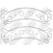 Колодки тормозные дисковые передний <b>NiBK PN0409</b>