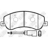 Колодки тормозные дисковые передний для FORD TRANSIT TOURNEO, TRANSIT / VW AMAROK(2H#,S1B) <b>NiBK PN0444W</b>
