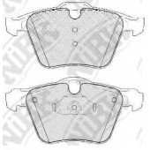 Колодки тормозные дисковые передний для FORD GALAXY(WA6), S-MAX(WA6) / VOLVO S60, S80(AS), V60, V70(BW,SW), XC70 CROSS COUNTRY, XC70 <b>NiBK PN0483</b>