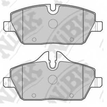 Колодки тормозные дисковые передний для BMW 1(E81,E82,E87,E88,F20) <b>NiBK PN0508</b>