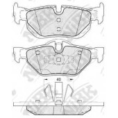 Колодки тормозные дисковые задний для BMW 1(E81,E82,E87,E88), 3(E90,E91,E92,E93), X1(E84) <b>NiBK PN0511</b>