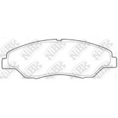 Колодки тормозные дисковые передний для KIA RETONA(CE), SPORTAGE(K00) <b>NiBK PN0634</b>