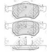 Колодки тормозные дисковые передний для CHRYSLER VOYAGER(RG,RS) <b>NiBK PN0835</b>