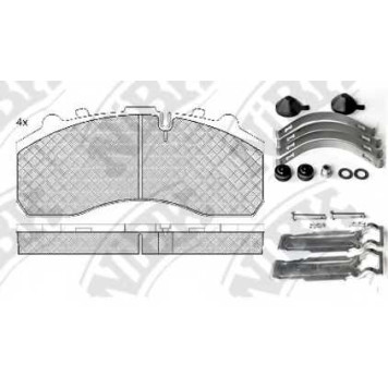 Колодки тормозные дисковые задний <b>NiBK PN0908</b>