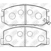 Колодки тормозные дисковые передний для TOYOTA CELICA SUPRA(#A6#), PREVIA(TCR1#,TCR2#), SUPRA(MA60), TARAGO <b>NiBK PN1217</b>