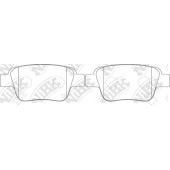 Колодки тормозные дисковые задний для TOYOTA ALPHARD / VELLFIRE, AVENSIS, COROLLA, PREVIA <b>NiBK PN1239</b>