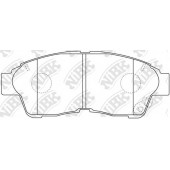 Колодки тормозные дисковые передний для TOYOTA CALDINA, CAMRY, CARINA E, CARINA, CELICA, COROLLA, CORONA, CRESTA, CROWN, CURREN, GAIA, MARK, PICNIC, RAV 4, SPRINTER <b>NiBK PN1322</b>