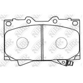 Колодки тормозные дисковые передний для LEXUS LX(UZJ100) / TOYOTA LAND CRUISER 100(FZJ1#, UZJ1#), LAND CRUISER(BJ7#, HZJ7#, KZJ7#, LJ7#, PZJ7#, RJ7#) <b>NiBK PN1411</b>
