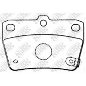 Колодки тормозные дисковые задний для CHERY J11, TIGGO 3 / TOYOTA RAV 4(ACA2#, CLA2#, SXA1#, XA2#, ZCA2#) <b>NiBK PN1424</b>