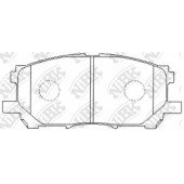 Колодки тормозные дисковые передний для LEXUS RX(GSU3#, MCU3#, MHU3#) / TOYOTA HARRIER(ACU3#, GSU3#, MCU3#, MHU3#), KLUGER(#ACU2#, #MCU2#) <b>NiBK PN1497</b>
