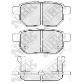 Колодки тормозные дисковые задний для LEXUS CT / SUBARU TREZIA / TOYOTA AURIS, COROLLA RUMION, COROLLA, IQ, MATRIX, PRIUS, RACTIS, URBAN CRUISER, VERSO S, VIOS/YARIS, YARIS <b>NiBK PN1519</b>