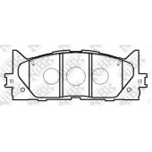Колодки тормозные дисковые передний для LEXUS ES(ACV4#, ASV6#, AVV6#, GSV4#, GSV6#) / TOYOTA CAMRY(#XV3#, #XV4#, ACV3#, AVV5#, MCV3#, XV5#) <b>NiBK PN1521</b>