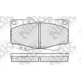 Колодки тормозные дисковые передний для TOYOTA FORTUNER(GGN5#, GGN6#, KUN5#, KUN6#, LAN5#, TGN5#, TGN6#), HILUX(GGN#, KUN#, LAN#, TGN#) <b>NiBK PN1830</b>
