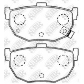 Колодки тормозные дисковые задний для HYUNDAI COUPE(GK,RD), ELANTRA(XD), LANTRA(J-1,J-2), S(SLC), TIBURON / NISSAN MAXIMA(J30) <b>NiBK PN2130</b>