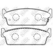 Колодки тормозные дисковые задний для INFINITI M30 Convertible, M30 / NISSAN 200 SX(S13), BLUEBIRD(U13,U14), CEDRIC(Y30,Y31) <b>NiBK PN2200</b>