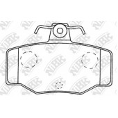 Колодки тормозные дисковые задний для NISSAN ALMERA TINO(V10), ALMERA(N16), PRIMERA(P10,P11,W10,WP11) <b>NiBK PN2214</b>