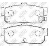 Колодки тормозные дисковые задний для AUDI COUPE / INFINITI G20, I30 / NISSAN 100 NX, ALMERA, AVENIR, BLUEBIRD, CEFIRO, EXPERT, MAXIMA QX, MAXIMA, PRIMERA, PULSAR, SENTRA, SUNNY, TSUBAME <b>NiBK PN2224</b>