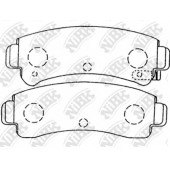 Колодки тормозные дисковые задний для NISSAN 100 NX(B13), PULSAR(N14), SUNNY(B11,B12,N13,N14) <b>NiBK PN2283</b>