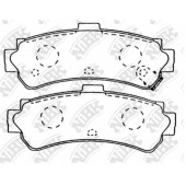 Колодки тормозные дисковые задний для NISSAN ALMERA(N15), SUNNY <b>NiBK PN2357</b>