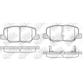 Колодки тормозные дисковые задний для MAZDA 6(GH,GJ) / MITSUBISHI ASX(GA#W#), OUTLANDER(GF#W,GG#W,ZJ) <b>NiBK PN25003</b>