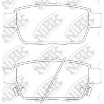 Колодки тормозные дисковые задний для HONDA RIDGELINE <b>NiBK PN28004</b>