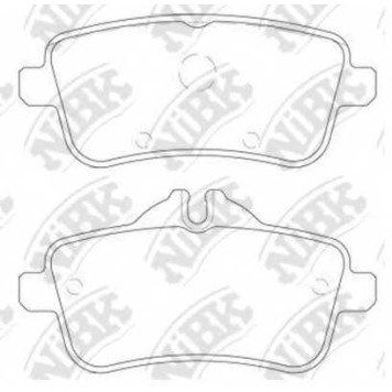 Колодки тормозные дисковые задний <b>NiBK PN31011</b>