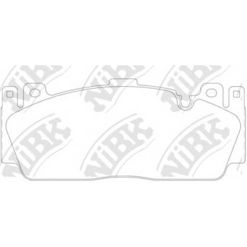 Колодки тормозные дисковые передний для BMW 5(F10,F18), 6(F06,F12,F13) <b>NiBK PN32001</b>
