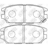 Колодки тормозные дисковые задний для MITSUBISHI GALANT, GRANDIS, LANCER, MAGNA, PROUDIA/DIGNITY, SIGMA, SPACE, VERADA <b>NiBK PN3272</b>
