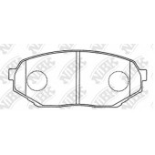 Колодки тормозные дисковые передний <b>NiBK PN3473</b>