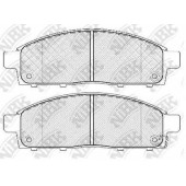 Колодки тормозные дисковые передний для MITSUBISHI L 200(KA#T,KB#T), PAJERO(K90,KG#,KH#) <b>NiBK PN3809</b>