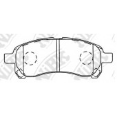 Колодки тормозные дисковые передний <b>NiBK PN3850</b>