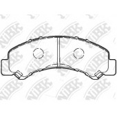 Колодки тормозные дисковые передний <b>NiBK PN4543</b>