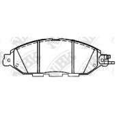 Колодки тормозные дисковые передний <b>NiBK PN50001</b>