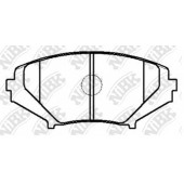 Колодки тормозные дисковые передний для MAZDA RX 8(SE17) <b>NiBK PN5801</b>