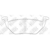 Колодки тормозные дисковые задний для FORD MAVERICK / MAZDA TRIBUTE(EP) <b>NiBK PN5808</b>