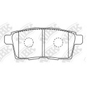 Колодки тормозные дисковые задний для MAZDA CX-7(ER), CX-9(TB) <b>NiBK PN5814</b>